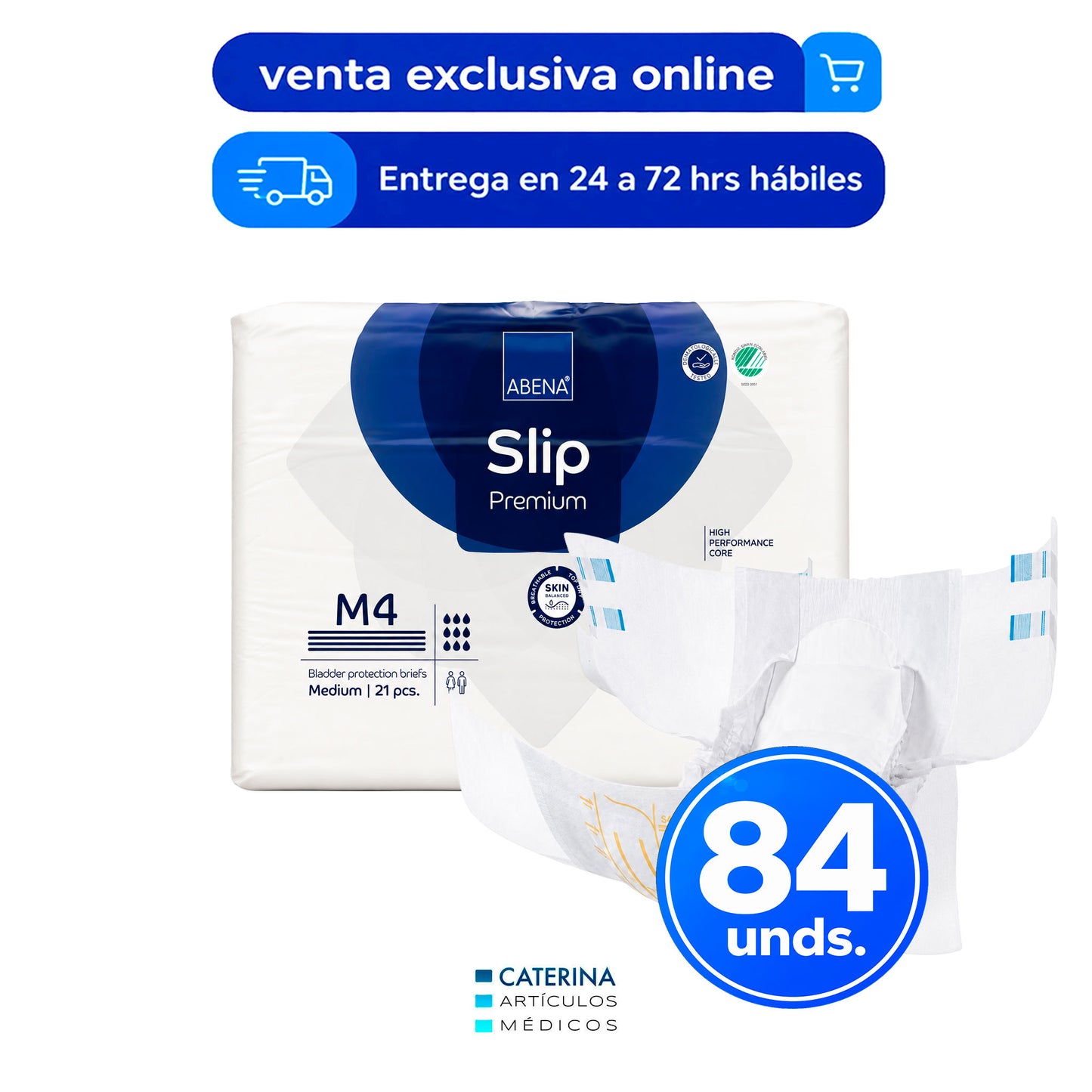Pañal Slip Premium Talla M4 - ABENA