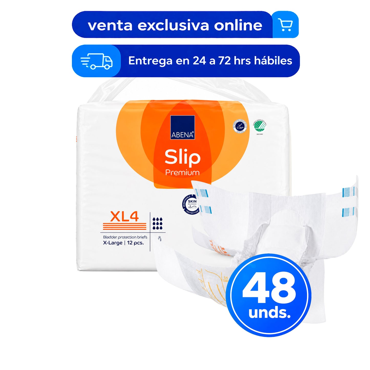 Pañal Slip Premium Talla XL4 - ABENA