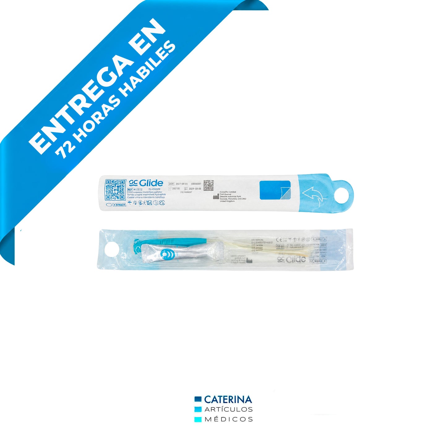 Sonda Nelatón Hidrofílica GentleCath Glide Mujer – ConvaTec
