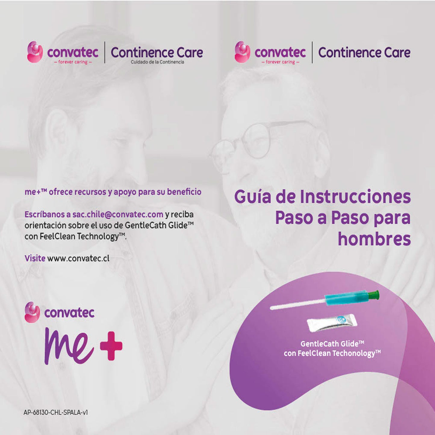 Sonda Nelaton Hidrofílica GentleCath Glide Hombre – ConvaTec