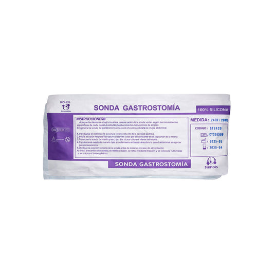 Sonda Gastrostomía Adulto Silicona - Bioheis