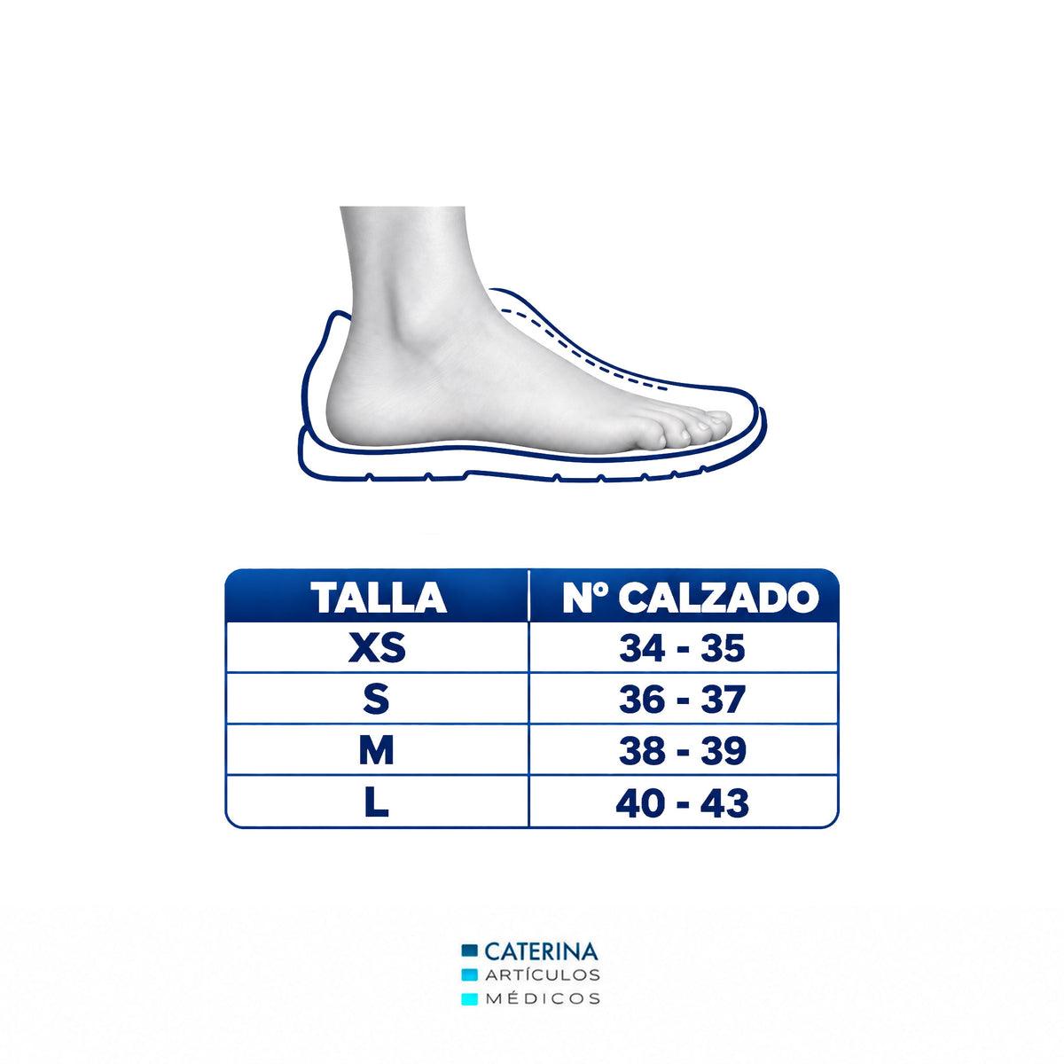 Zapato post operatorio