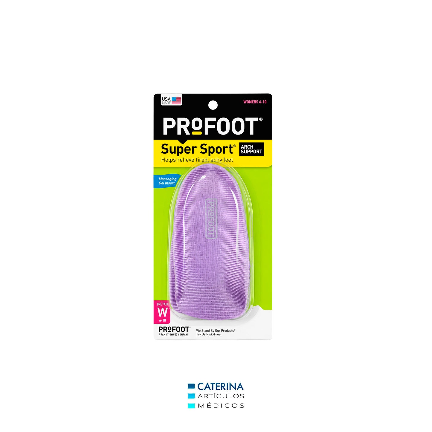 Talonera gel mujer soporte arco para pies