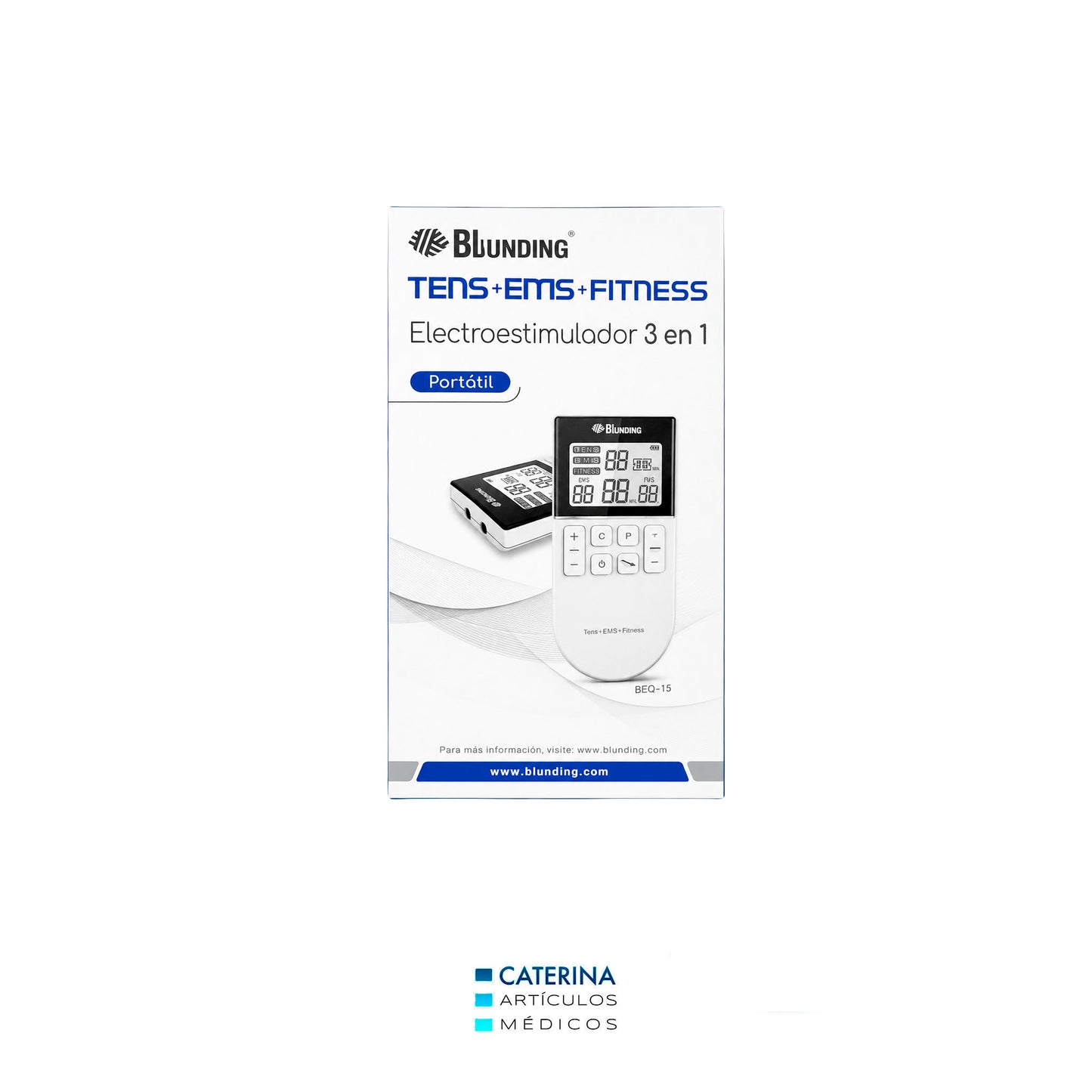 TENS EMS Fitness 2 Canales BEQ-15 - Blunding